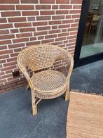 Mooie rotan stoel, Tuin en Terras, Tuinstoelen, Ophalen, Gebruikt, Rotan