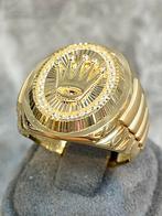 14k Gouden Massieve Rolex Ring, 20 of groter, Heer, Nieuw, Ophalen of Verzenden