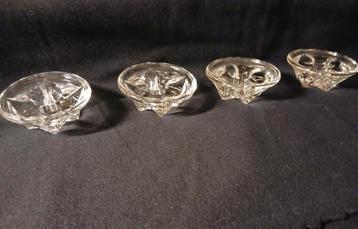 4 Royal Leerdam Kaarsenhouders - Floris Meydam beschikbaar voor biedingen