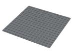 Lego Dark Bluish Gray Baseplate 16 x 16, Ophalen of Verzenden, Gebruikt, Losse stenen, Lego