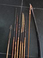 Boog met pijlen, Ophalen, Gebruikt