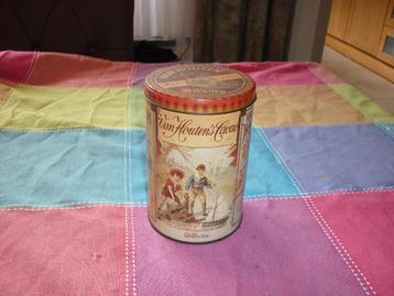 Vintage Van Houten cacaoblik uit Vaals Holland goede staat beschikbaar voor biedingen