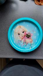 Topmodel klok, blauw, Ophalen, Zo goed als nieuw, Wandklok