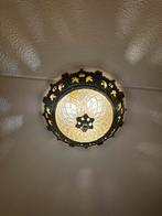 Prachtige Tsjechische kristallen plafondlamp, Huis en Inrichting, Ophalen of Verzenden, Gebruikt, Glas