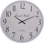 Grote witte wandklok 76cm, Huis en Inrichting, Woonaccessoires | Klokken, Ophalen of Verzenden, Nieuw, Wandklok