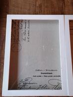 Brocante fotolijst/memorybox/vitrine, Ophalen of Verzenden, Zo goed als nieuw