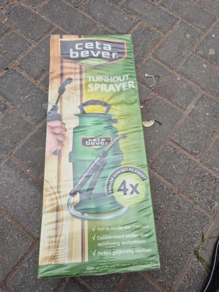 Nieuwe CetaBever Tuinhout Sprayer - Nieuw in Verpakking, Tuin en Terras, Schuttingen, Nieuw, Ophalen of Verzenden