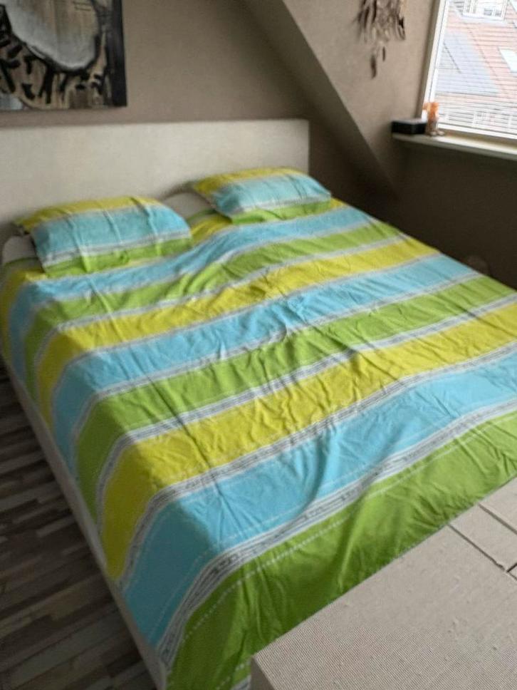 Dekbedovertrek 220 x 235 inclusief instopstrook, Huis en Inrichting, Slaapkamer | Beddengoed, Gebruikt, Dekbedovertrek, Tweepersoons