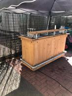 Mobiele steigerhouten tap en bar te huur, Huis en Inrichting, Barren, Ophalen, Nieuw