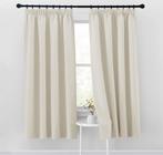 Prachtige verduisterend gordijn 140-280 x alle maten BEIGE, 100 tot 150 cm, 200 cm of meer, Beige, Ophalen of Verzenden