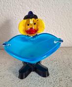 Asbak murano glas clown. Puntgaaf, Antiek en Kunst, Antiek | Glas en Kristal, Ophalen of Verzenden