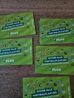 Plus voetbalplaatjes 19 dichte zakjes, Plus, Ophalen of Verzenden