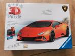 3D puzzel Ravensburger - Lamborghini, Kinderen en Baby's, Speelgoed | Kinderpuzzels, Gebruikt, Ophalen of Verzenden