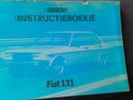 Fiat 131 mirafiori instructieboek/ handleiding, Ophalen of Verzenden
