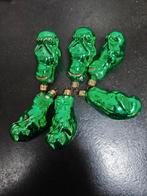 6x glazen kerst decoratie kikkers, Onbekend, Ophalen of Verzenden, Zo goed als nieuw, Onbekend