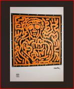 Keith Haring - A/P lithografie "Portret van John F.Kennedy", Antiek en Kunst, Kunst | Litho's en Zeefdrukken, Ophalen of Verzenden