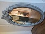Super toffe grote ovale spiegel grijs, Huis en Inrichting, Woonaccessoires | Spiegels, Ophalen, 100 tot 150 cm, Zo goed als nieuw