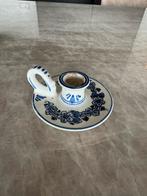 Delfts Blauwe Kandelaar met Handvat, Antiek en Kunst, Ophalen of Verzenden