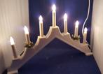 Vintage kerstverlichting, raamdecoratie trap. 7 lampjes. W3, Tweedehands verkoop, Tweedehands verkoop, Gebruikt, Ophalen of Verzenden