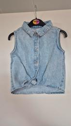Denim gilet/blouse, nieuw, maat 116, Zara, Meisje, Overhemd of Blouse, Ophalen of Verzenden, Zo goed als nieuw