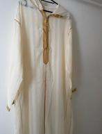 Henna djelleba man heren marokkaanse bruiloft jelleba hand, Ophalen of Verzenden, Zo goed als nieuw, Maat 52/54 (L), Beige