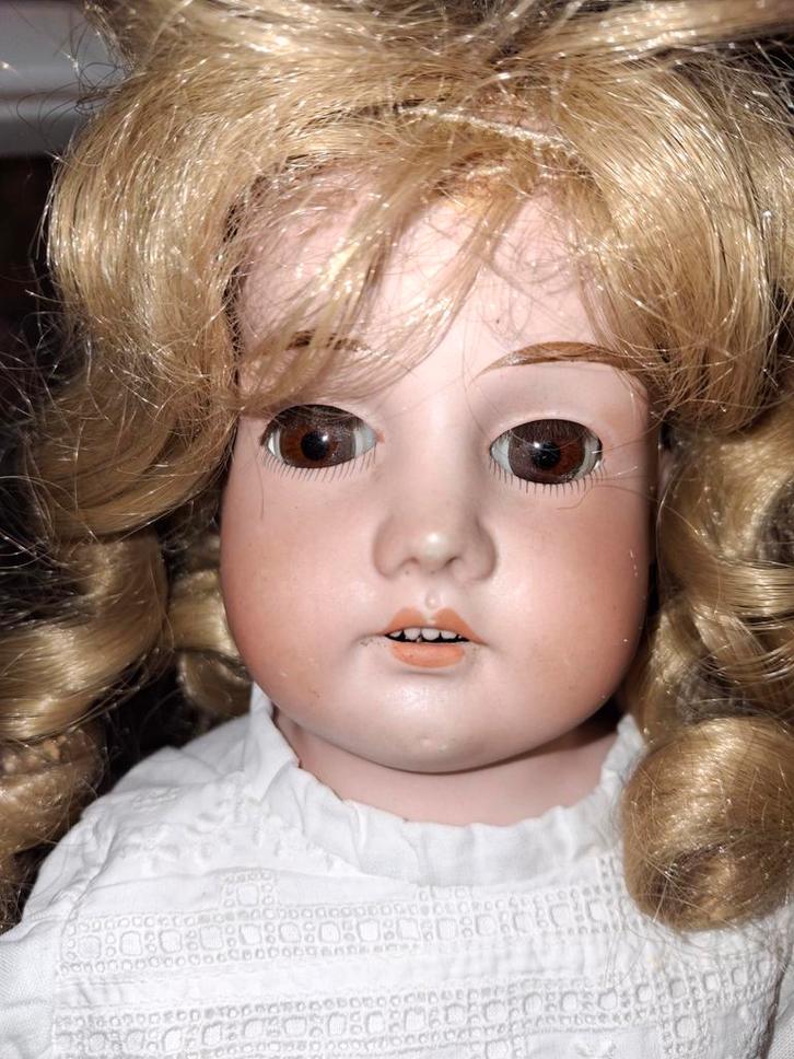 Antieke Mabel Pop uit 1920, Antiek en Kunst, Antiek | Speelgoed, Verzenden