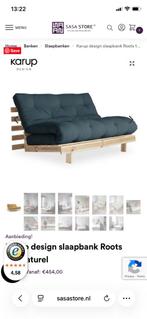 Karup design slaapbank, Ophalen, Blauw, Tweepersoons, 140 cm