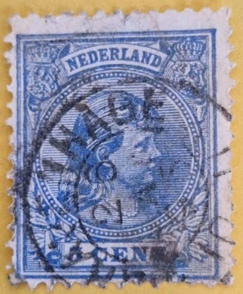 Nederland 1891 -1896 - nvph 35 - Prinses Wilhelmina -a, Postzegels en Munten, Postzegels | Nederland, Gestempeld, T/m 1940, Ophalen of Verzenden