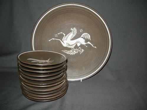 13-delig gebakstel, Antiek en Kunst, Antiek | Servies los, Ophalen of Verzenden