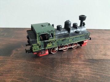 Marklin Loc 3087 H0 Locomotief Stoom Analoog zwart groen beschikbaar voor biedingen
