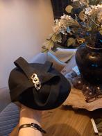 Zwart dopje hoed 55, 50 tot 100 cm, 50 tot 75 cm, Rond, Zo goed als nieuw