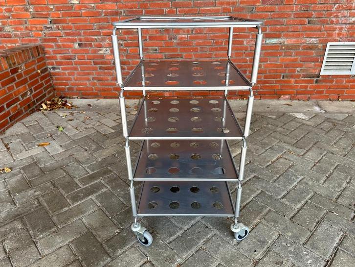 Ikea Tunsta trolley | vintage, Niels Gammelgaard, 90's, Huis en Inrichting, Tafels | Bijzettafels, Gebruikt, Rechthoekig, 60 cm of meer