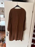 Pomandere linnen jurk, Maat 38/40 (M), Bruin, Ophalen of Verzenden, Zo goed als nieuw