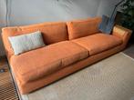 Oranje rechte bank Molinari bankstel 270cm 4-zits uitwasbaar, Ophalen, 250 tot 300 cm, Gebruikt, 100 tot 125 cm
