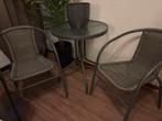 Tuinset Jysk - Tafel en twee stoelen, Tuin en Terras, Ophalen, Gebruikt
