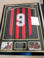Offcieel AC Milan shirt gesigneerd MARCO VAN BASTEN, Ophalen of Verzenden, Zo goed als nieuw, Buitenlandse clubs, Shirt
