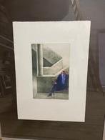 Maurice Pasternak mezzotint "Contraste II" 1981, Antiek en Kunst, Ophalen