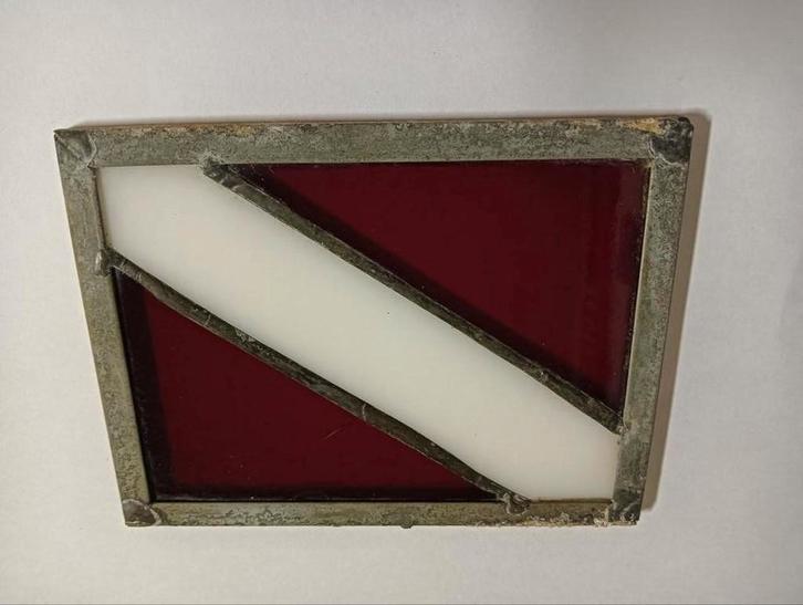 Glas en lood, duikers waarschuwing, Caribische gebied, Watersport en Boten, Duiken, Gebruikt, Ophalen of Verzenden