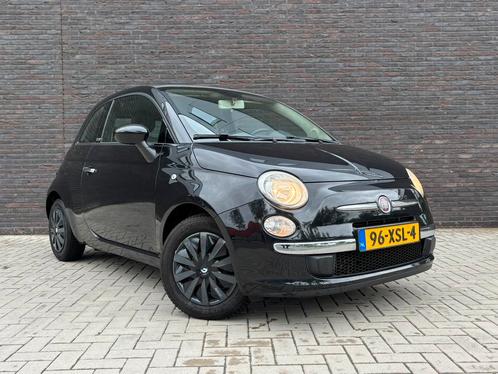Fiat 500 0.9 C 2012 Zwart Airco NAP Elec ramen nieuw dak, Auto's, Fiat, Bedrijf, 500C, Airconditioning, Alarm, Bluetooth, Elektrische buitenspiegels