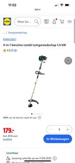 Parkside 4 in 1 bosmaaier benzine Lidl tuingereedschap zgan, Tuin en Terras, Ophalen, Zo goed als nieuw, Benzine
