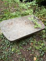 Stenen tafelblad en stenen/beton blok, tafel, salontafel, Ophalen, Minder dan 50 cm