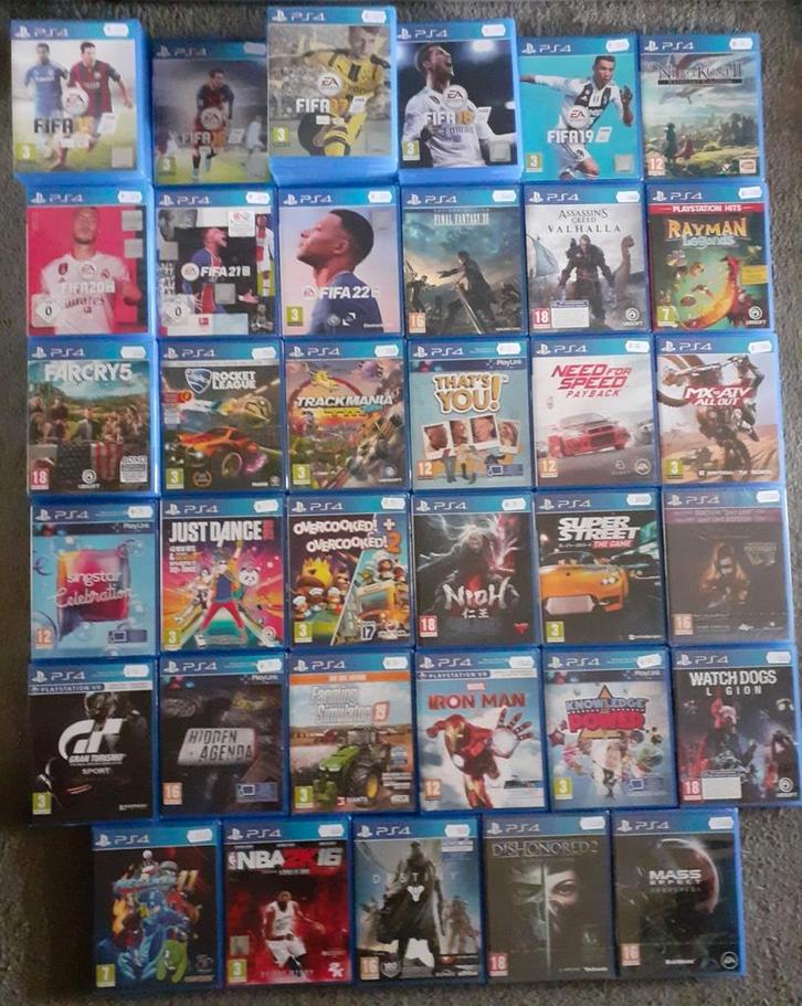 Sony Playstation 4 Games zie omschrijving, Spelcomputers en Games, Games | Sony PlayStation 4, Gebruikt, 1 speler, Vanaf 3 jaar