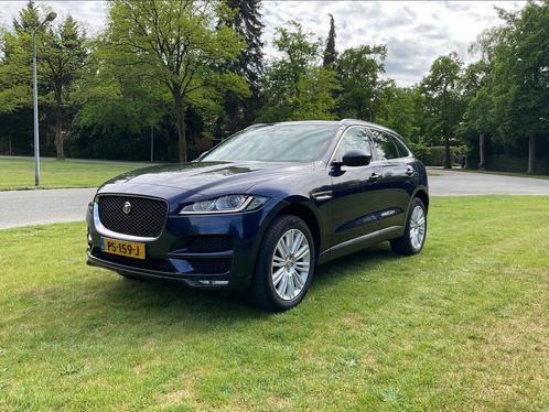 Jaguar F-Pace 2.0 Supercharged 250pk AWD Aut ‘17 Blauw Nw st, Auto's, Jaguar, Bedrijf, F-Pace, 4x4, ABS, Achteruitrijcamera, Airbags