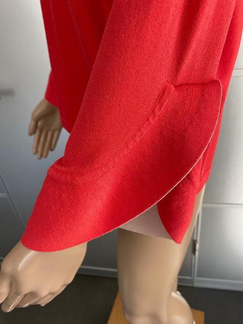 J238 Comma maat 40/42=M/L trui pullover koraal rood top, Kleding | Dames, Truien en Vesten, Zo goed als nieuw, Maat 38/40 (M)