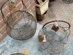 FRANS BROCANTE eiermandjes in FILLIGRAN ijzer handgevlochten, Ophalen of Verzenden