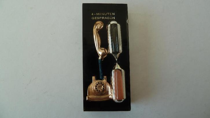 Zandloper uit de jaren 70  4 - Minuten Gespraech, Verzamelen, Retro, Huis en Inrichting, Ophalen of Verzenden