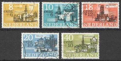 Nederland NVPH nr 842/6 gestempeld Steden en dorpen 19655, Postzegels en Munten, Postzegels | Nederland, Gestempeld, Na 1940, Verzenden