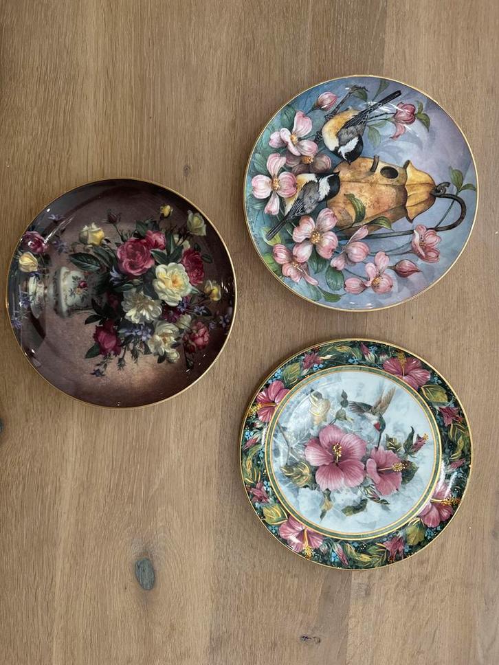 Royal Doulton Wandborden Set van 3 Decoratieve borden, Antiek en Kunst, Antiek | Wandborden en Tegels, Ophalen of Verzenden