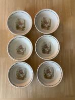 Wedgwood, Peter rabbit, 6 ontbijtkommetjes, Huis en Inrichting, Keuken | Servies, Ophalen of Verzenden, Wedgwood, Porselein, Schaal of Schalen