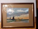Schilderij van WJA (Wim) van Beckum - Molens, Antiek en Kunst, Kunst | Schilderijen | Klassiek, Ophalen of Verzenden